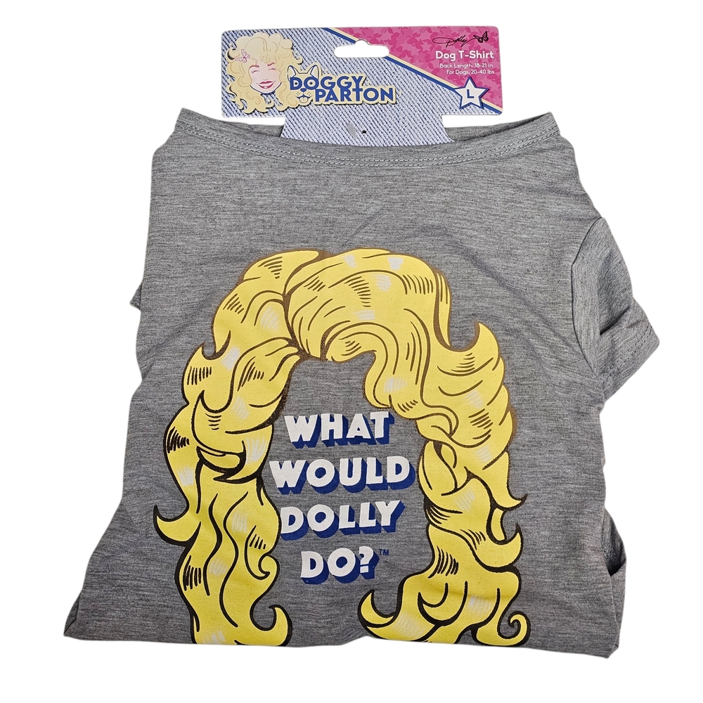 Doggy Parton Dog Shirts Sz Large - Picture 2 of 6